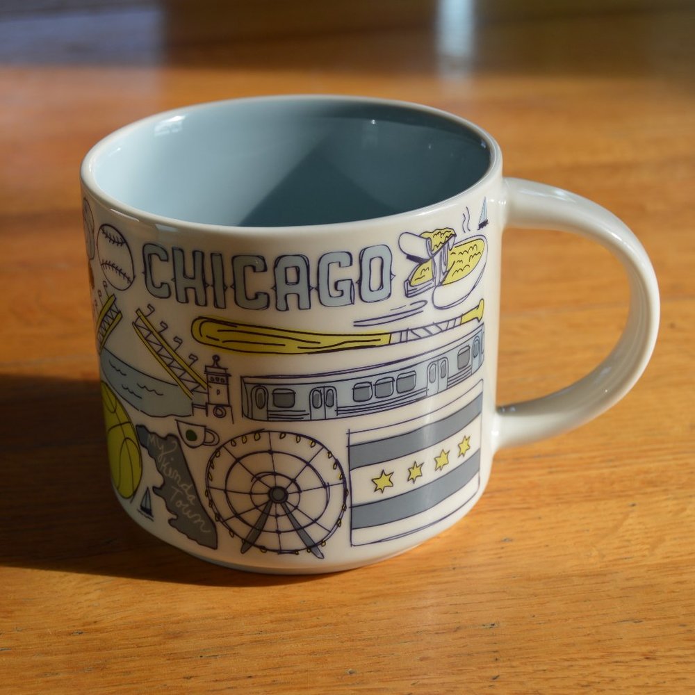 New With Tags Starbucks Been There Series Mugs - Chicago Midwest Lake Michigan
